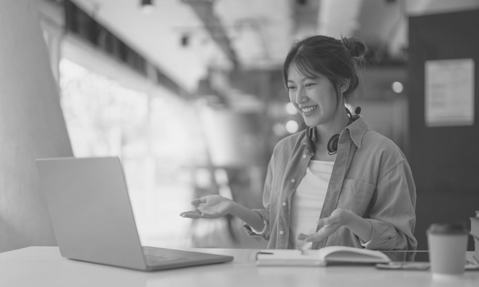 Financial modeling workspace with multiple scenario projections displayed on screens